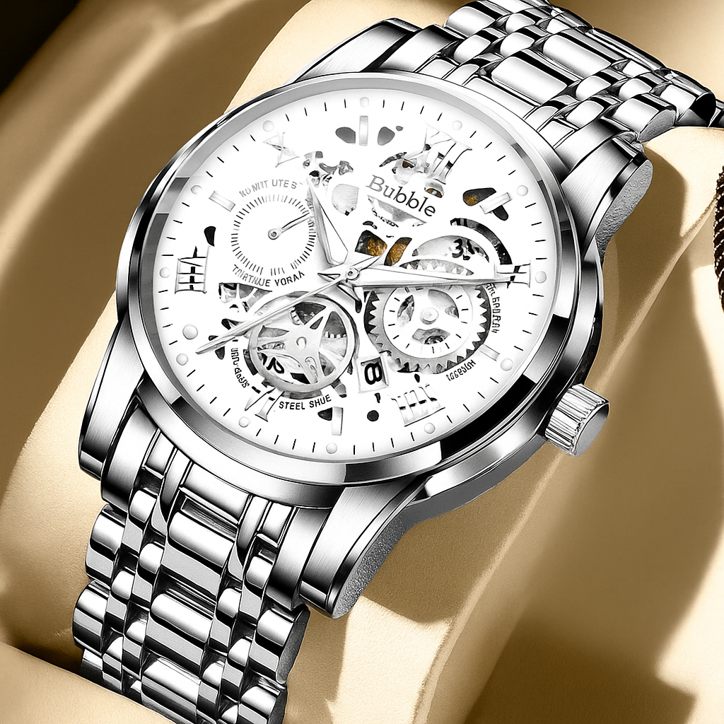 LUNAVA : High-End Quartz Wristwatch for Men — Water-Resistant, Elegant