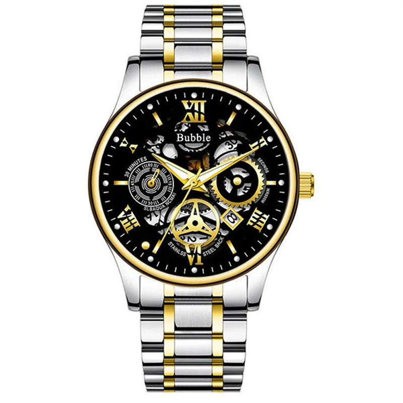 LUNAVA : High-End Quartz Wristwatch for Men — Water-Resistant, Elegant