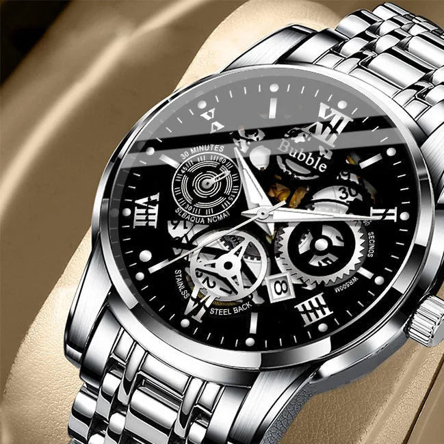 LUNAVA : High-End Quartz Wristwatch for Men — Water-Resistant, Elegant